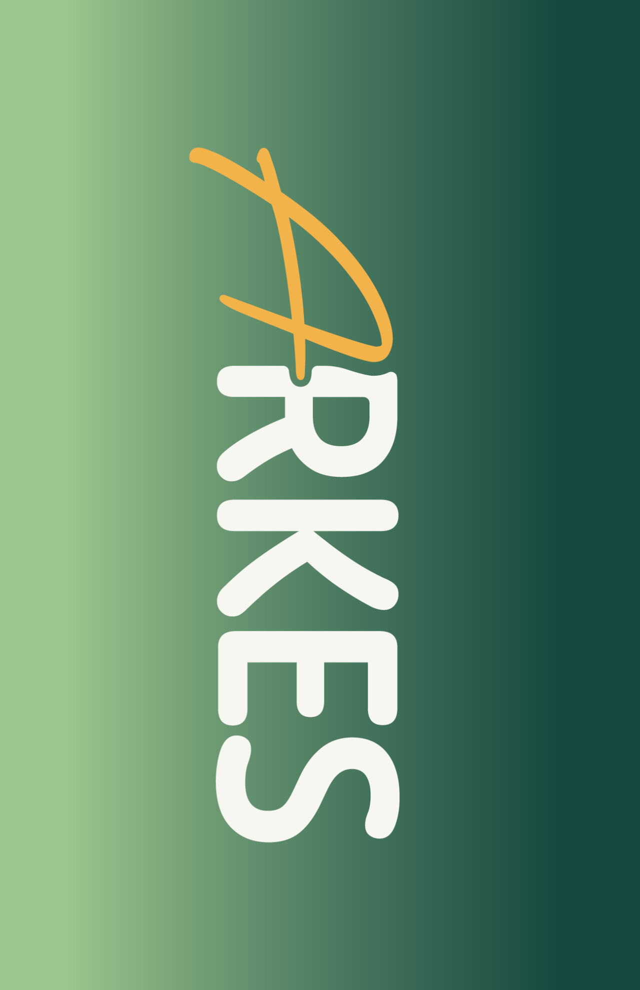 Het logo van studio Arkes verticaal
